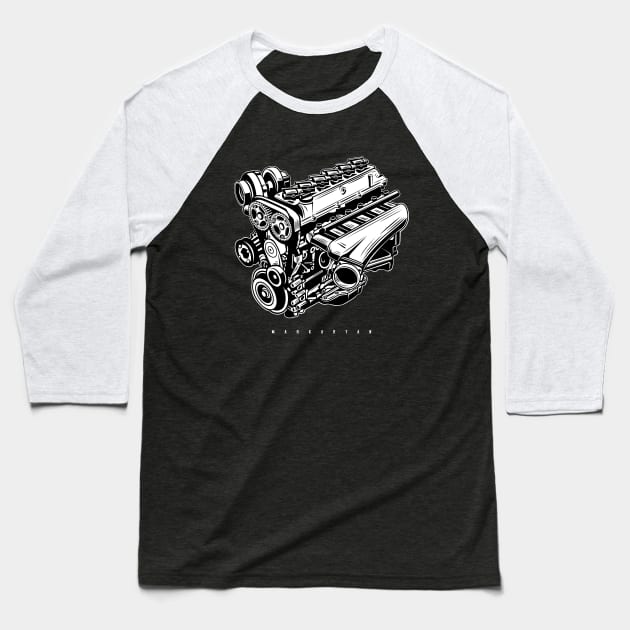 2JZ GTE Baseball T-Shirt by Markaryan